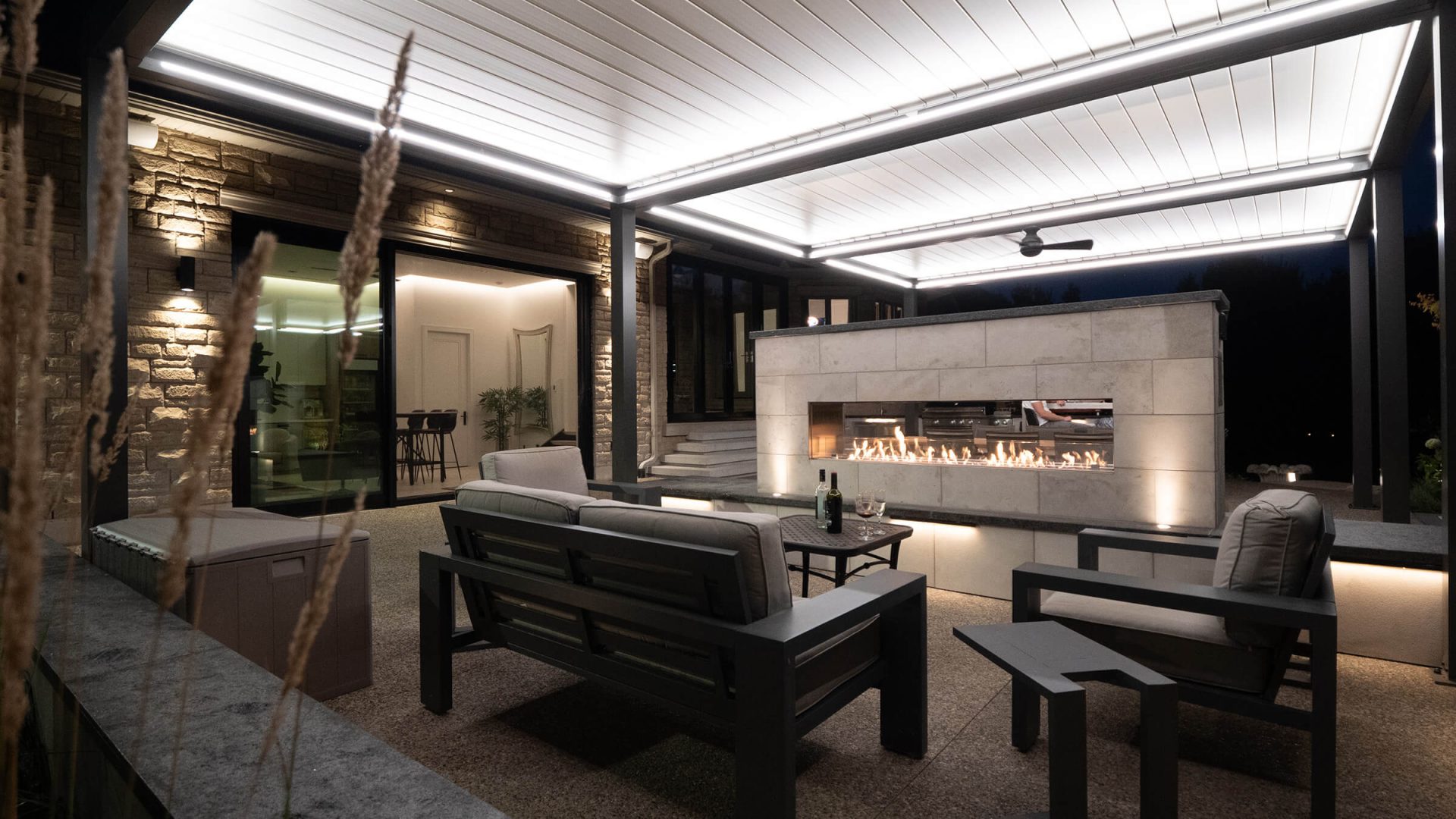 electric pergola roof photo # 25