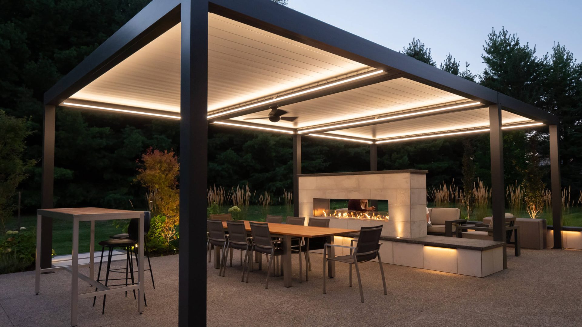 led lights for pergola photo # 27