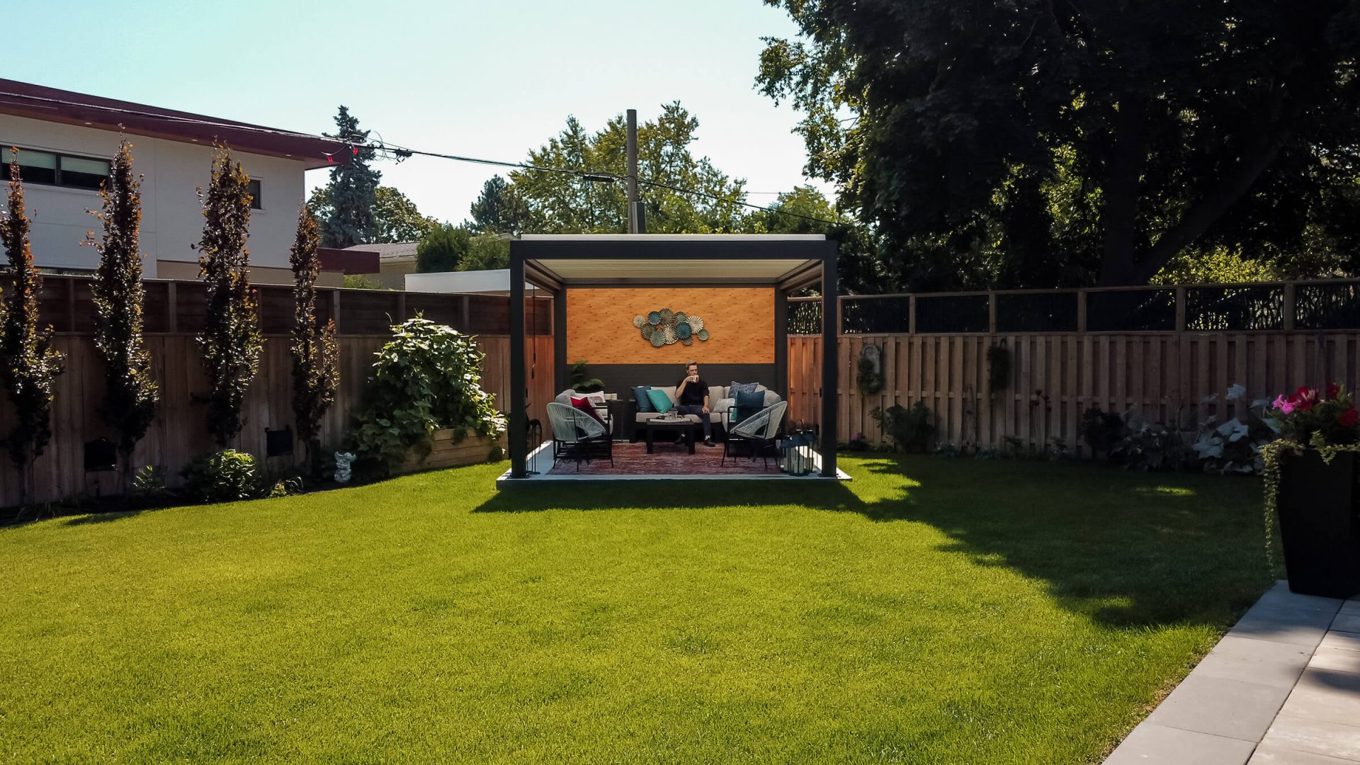 louvered pergola kit photo # 40