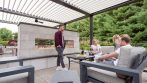 outdoor pergola metal roof photo # 16