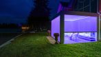 white aluminum pergola #1507