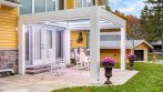 white metal pergola #1504