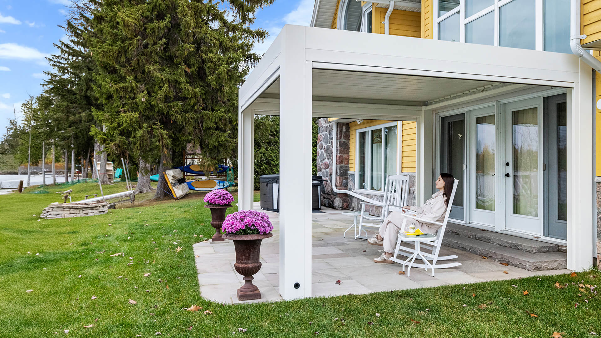 white pergolas #1501