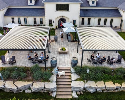 Commercial pergola for Winery 20′ x 30′