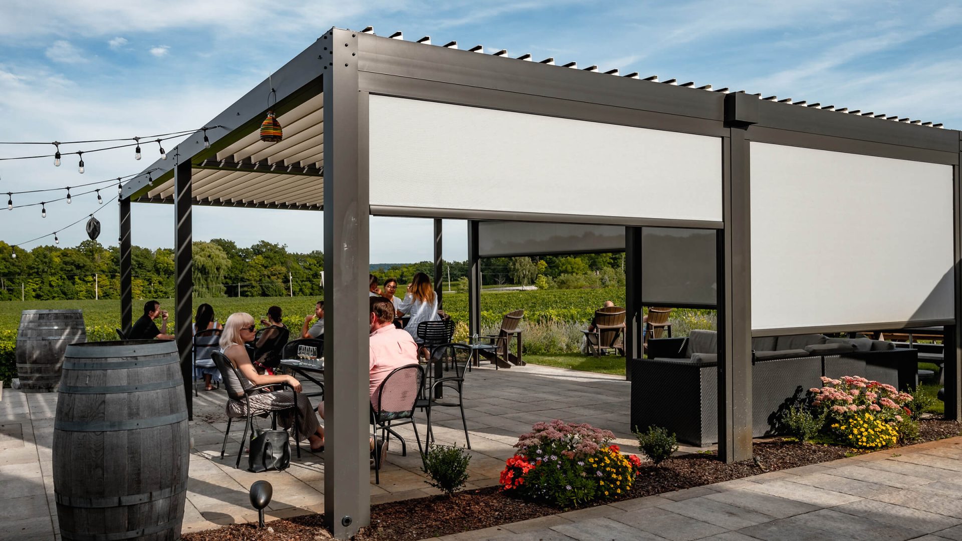 custom louvered pergola photo # 128