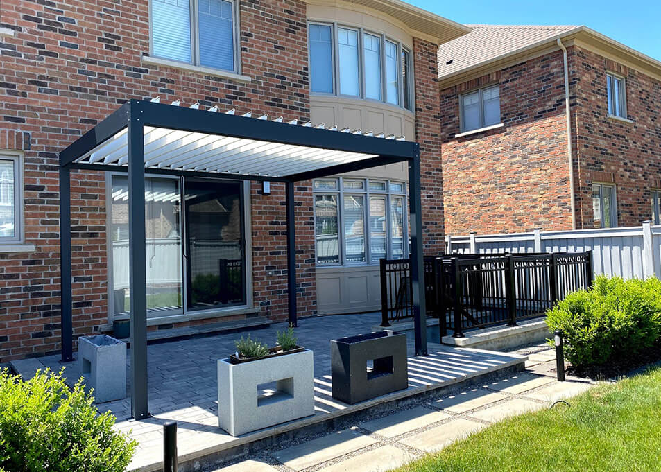 louvered pergola kit photo # 621