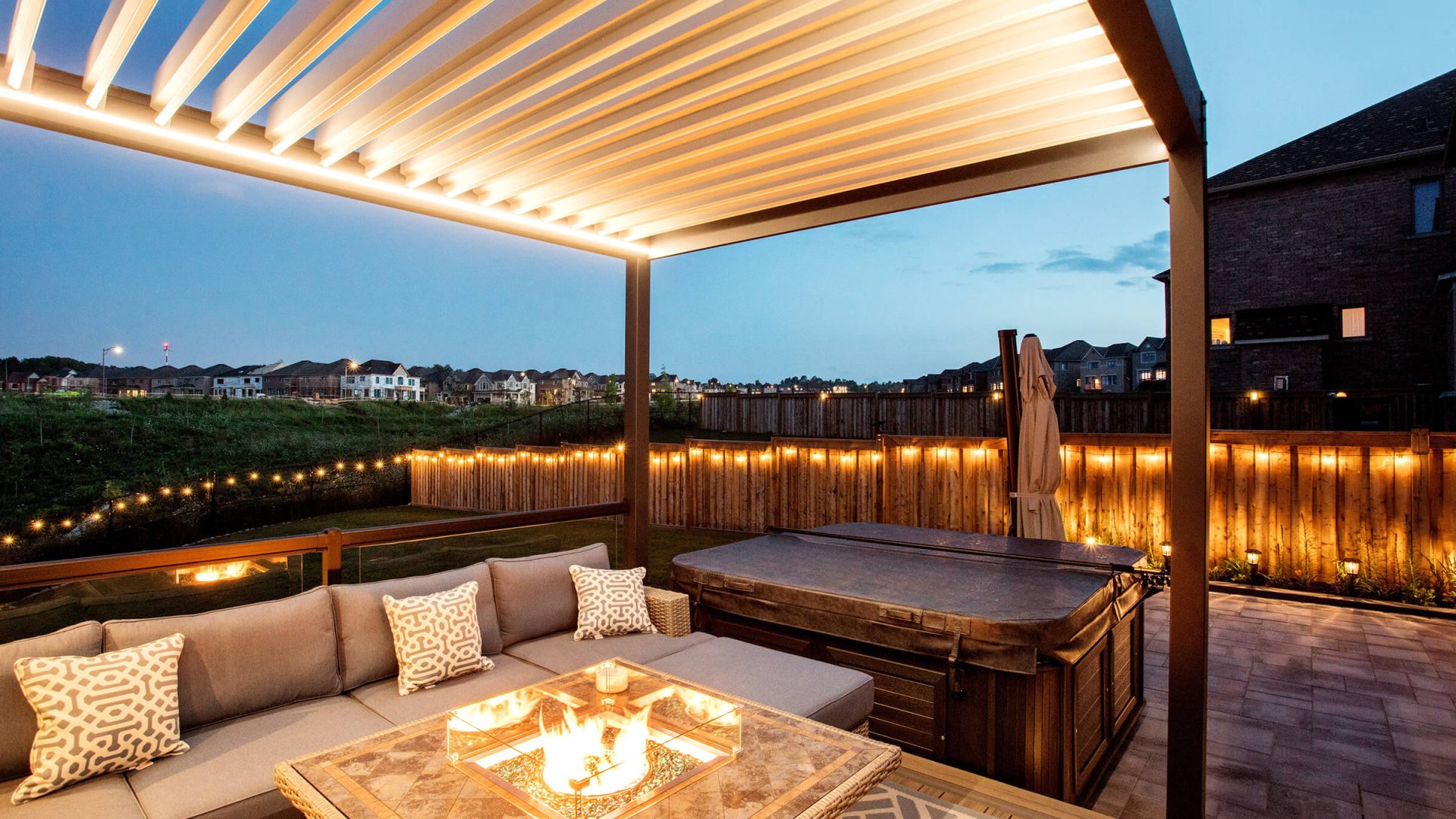 modern aluminum pergola photo # 542