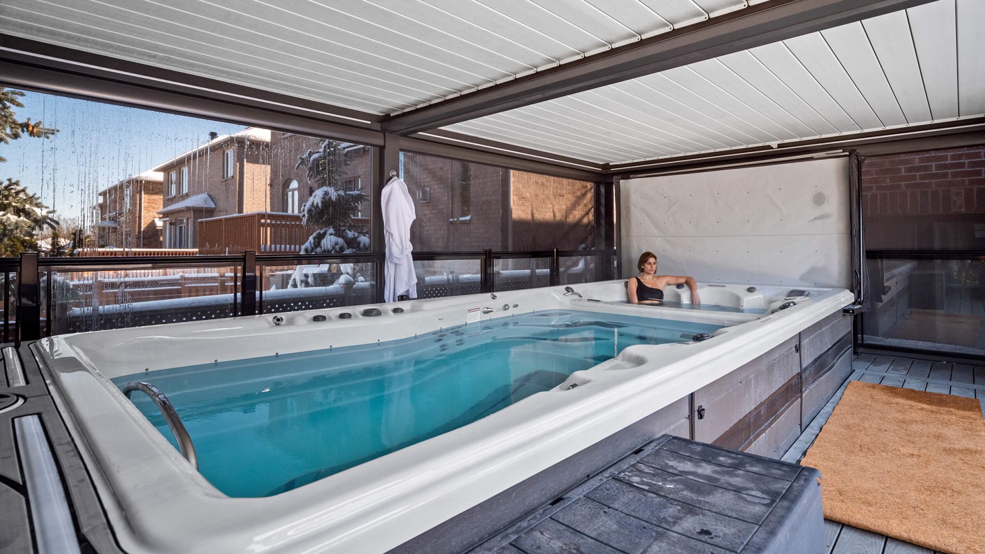 pergola and hot tub photo # 148