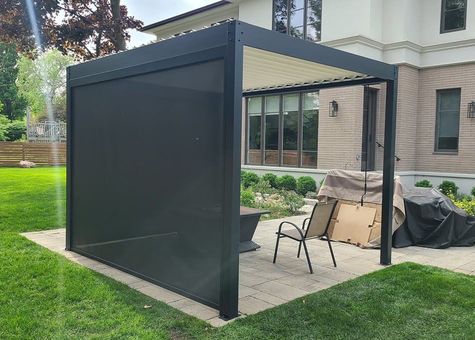 pergola louvered roof kit photo # 624