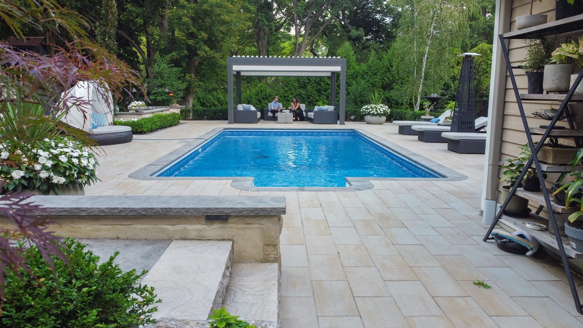 pergola near swimming pool photo # 109