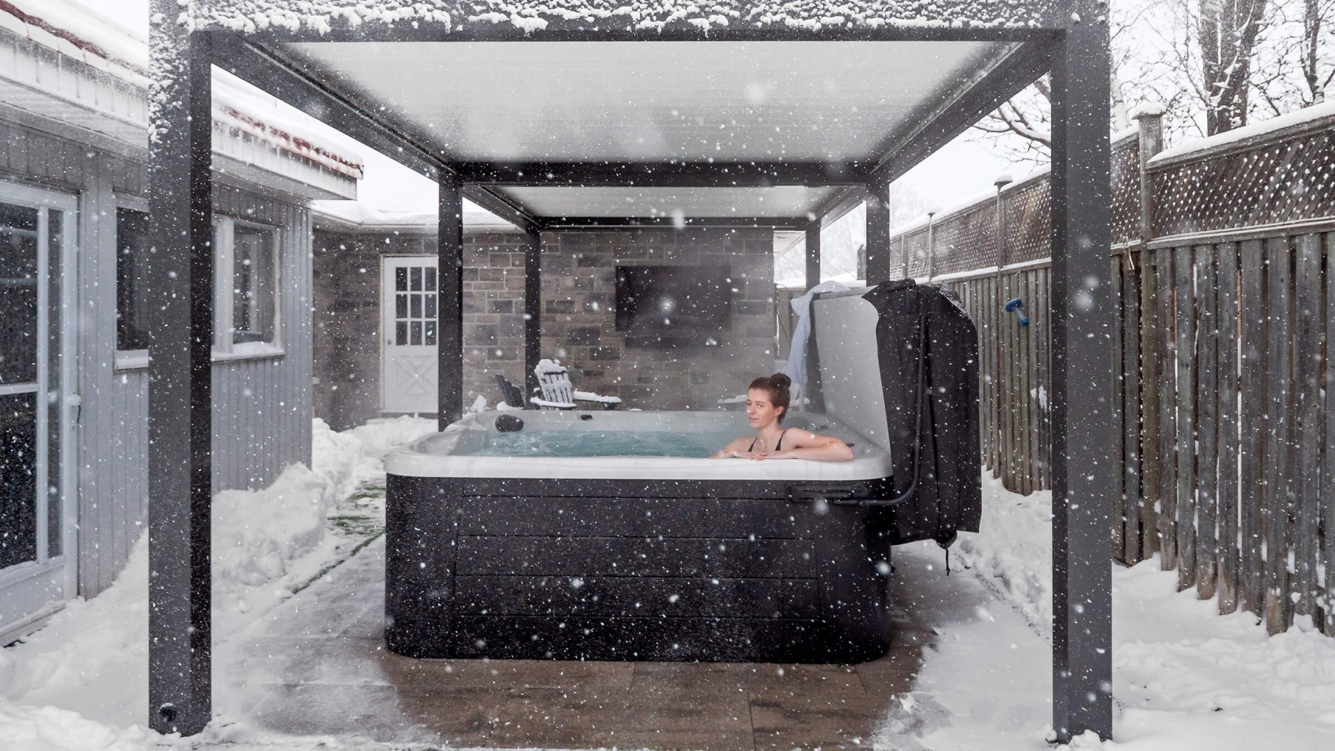 pergola over hot tub photo # 150