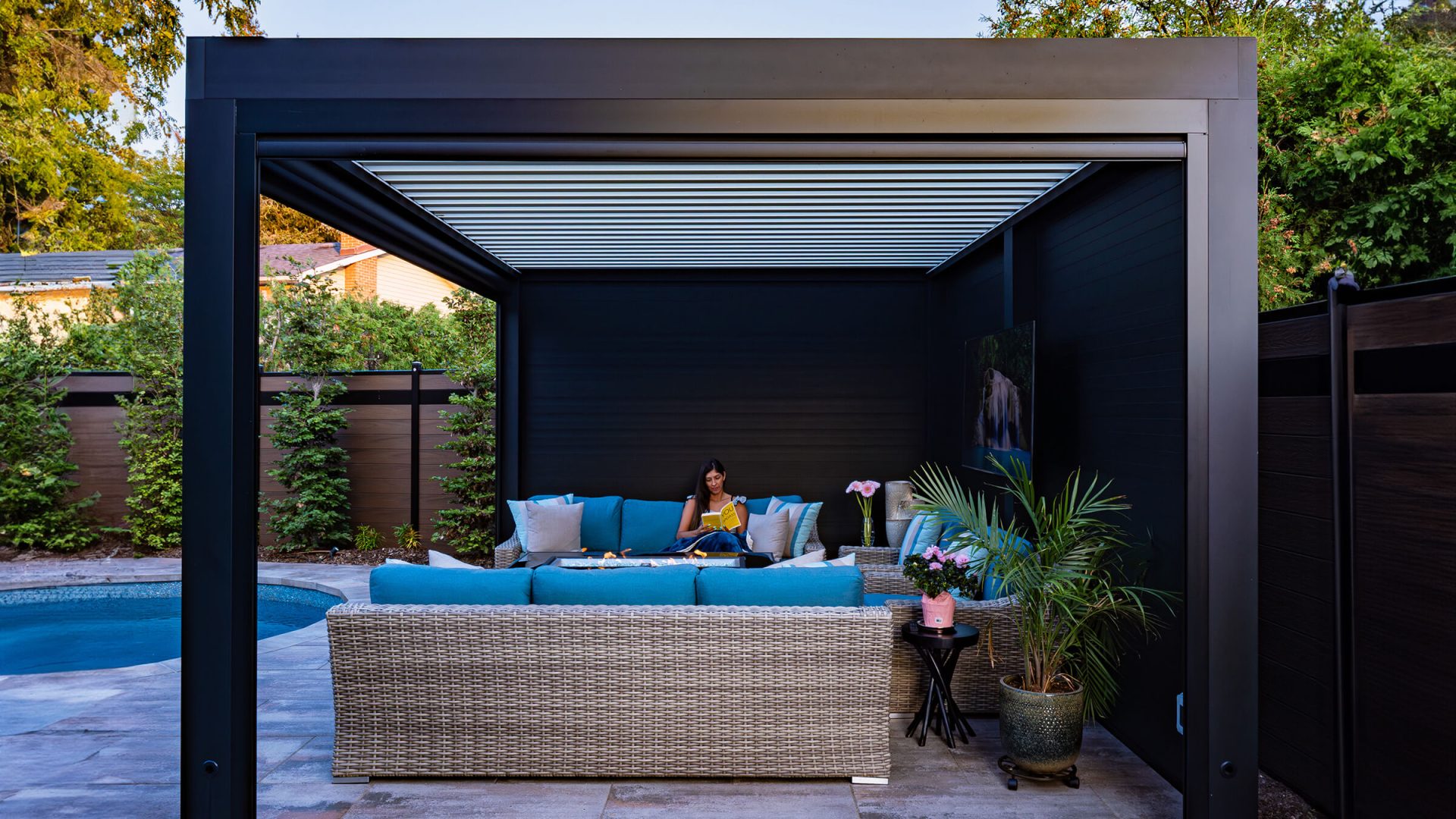 pergola privacy wall ideas photo # 207