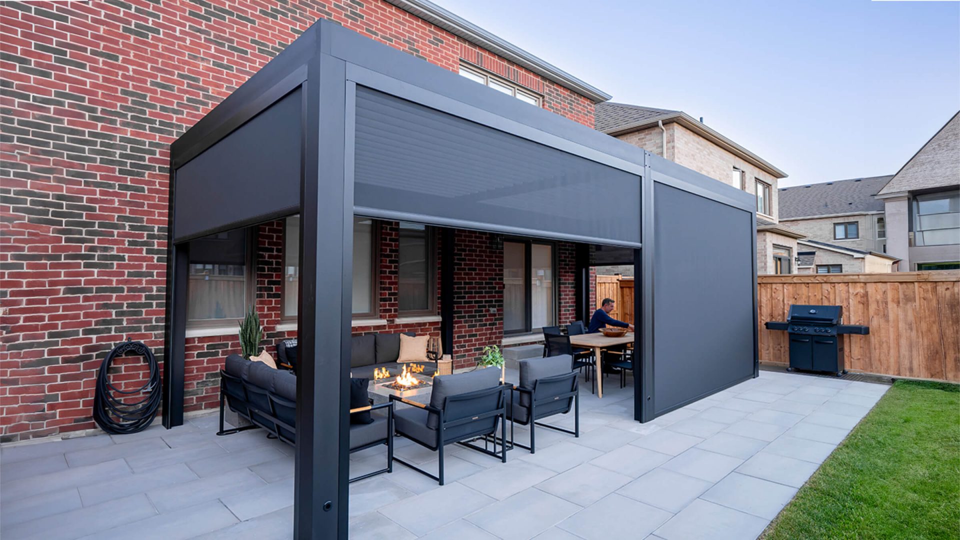 pergola with privacy screen photo # 185
