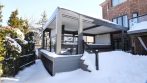 Pergola d’Hiver au-dessus d’un Spa 26′ x 16′ - photo 2 winter pergola roof photo # 142