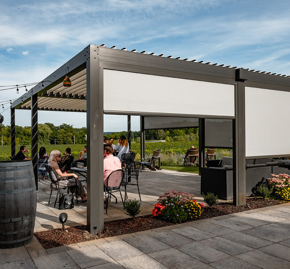 commercial aluminum pergola photo # 726