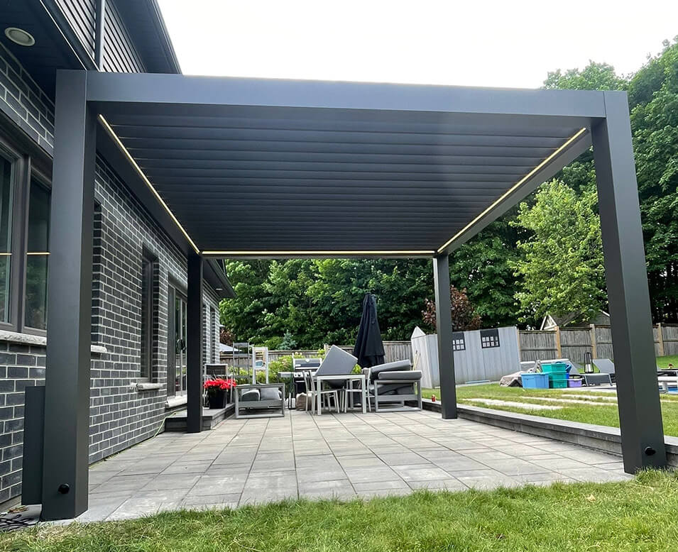 custom metal pergola photo # 750