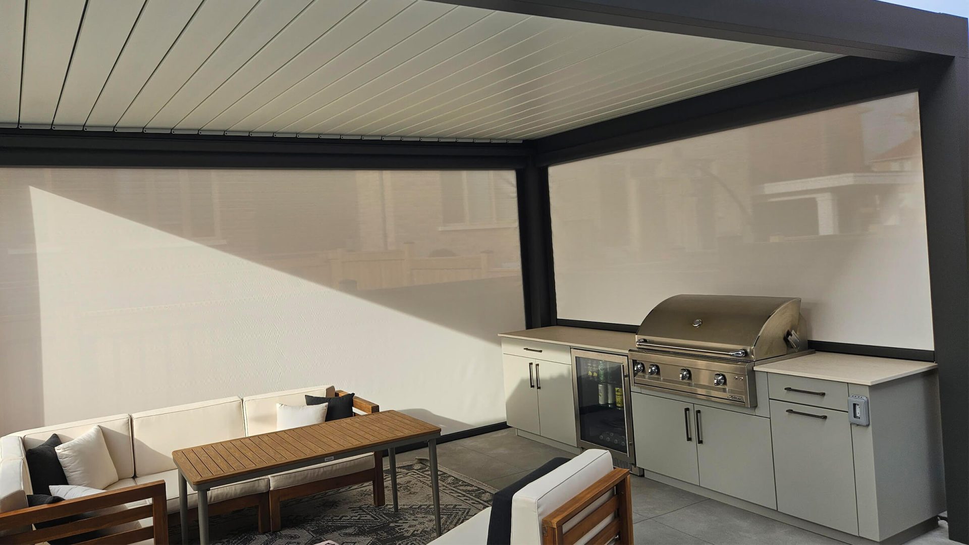 modern outdoor kitchen pergola photo # 896