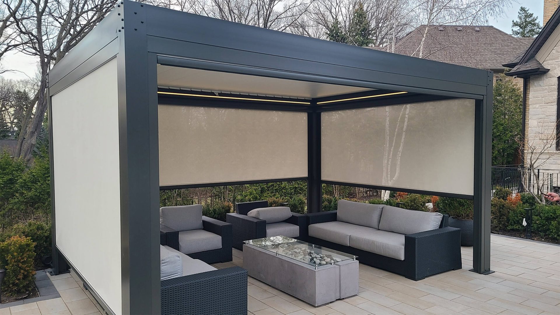 zip screen pergola photo # 861