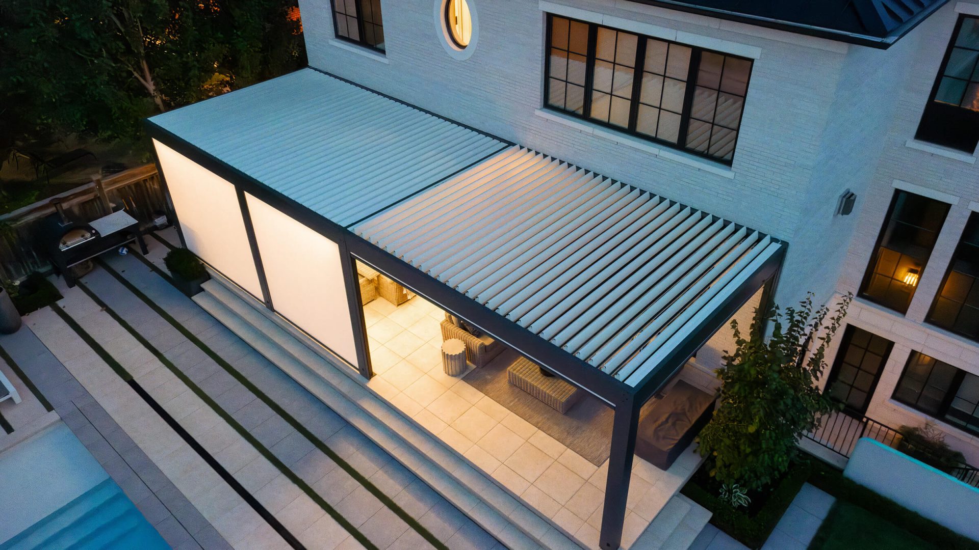 pergola with canopy photo # 1024