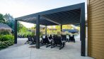outdoor pergola with roof photo # 1130