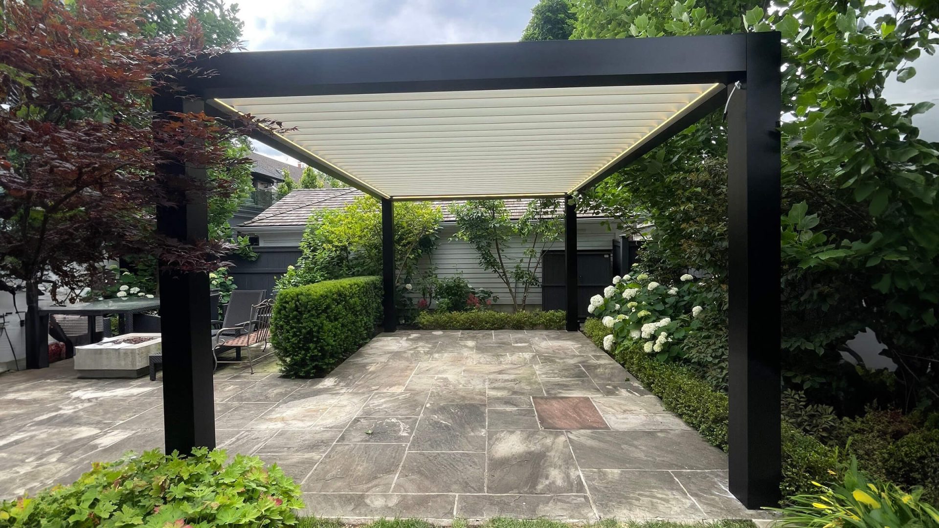 pergola with slats photo # 1067