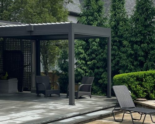 Pergola à lames orientables 12 x 12