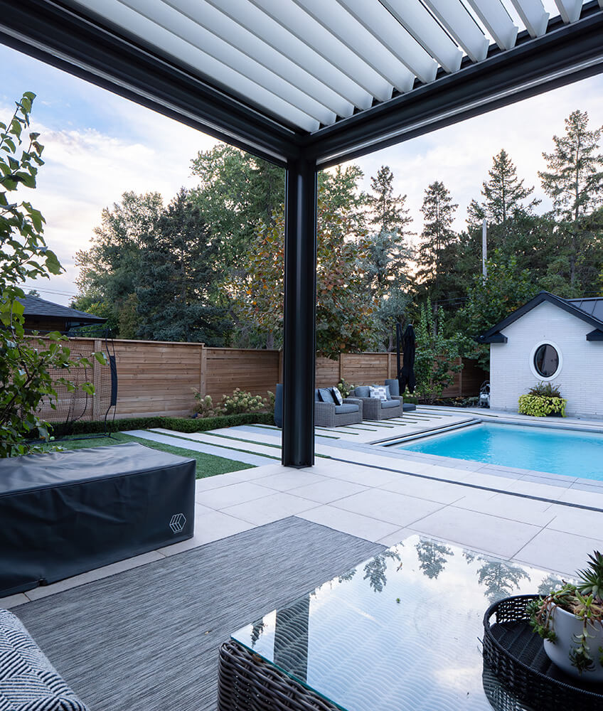 modern pergola ottawa #1385