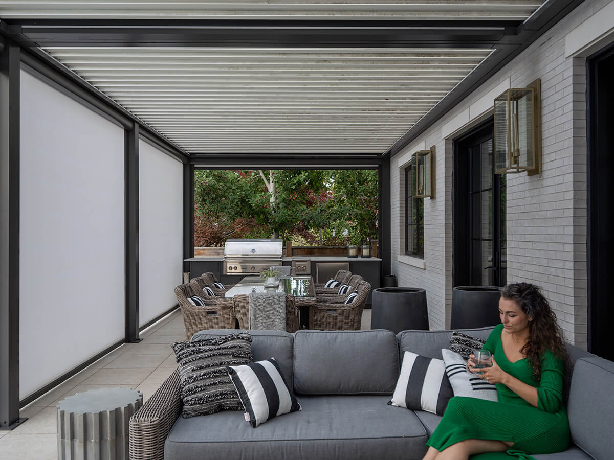 ottawa pergola with roof #1395