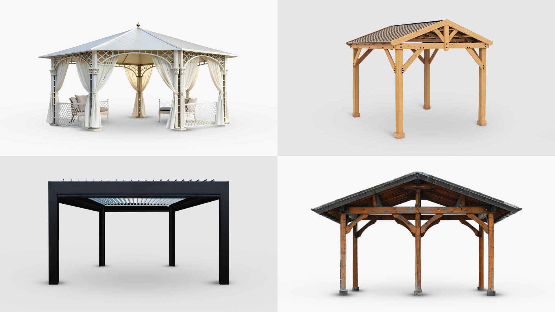 Gazebo vs. Pergola vs. Pavilion #1480