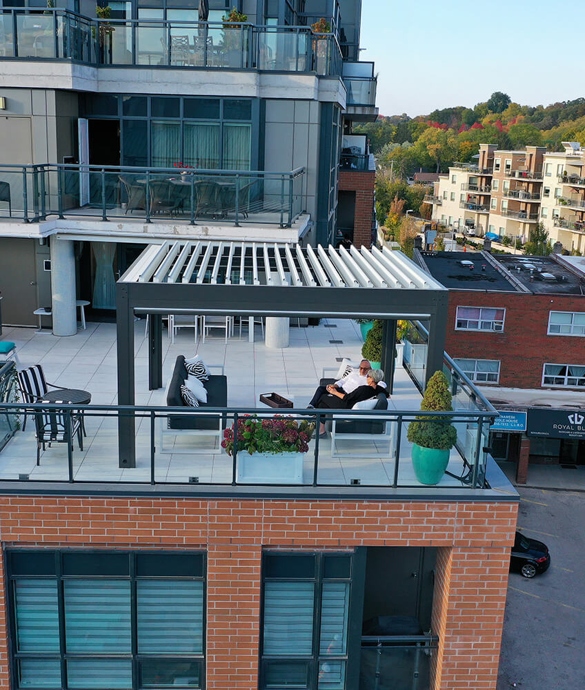pergola with roof victoria #1420