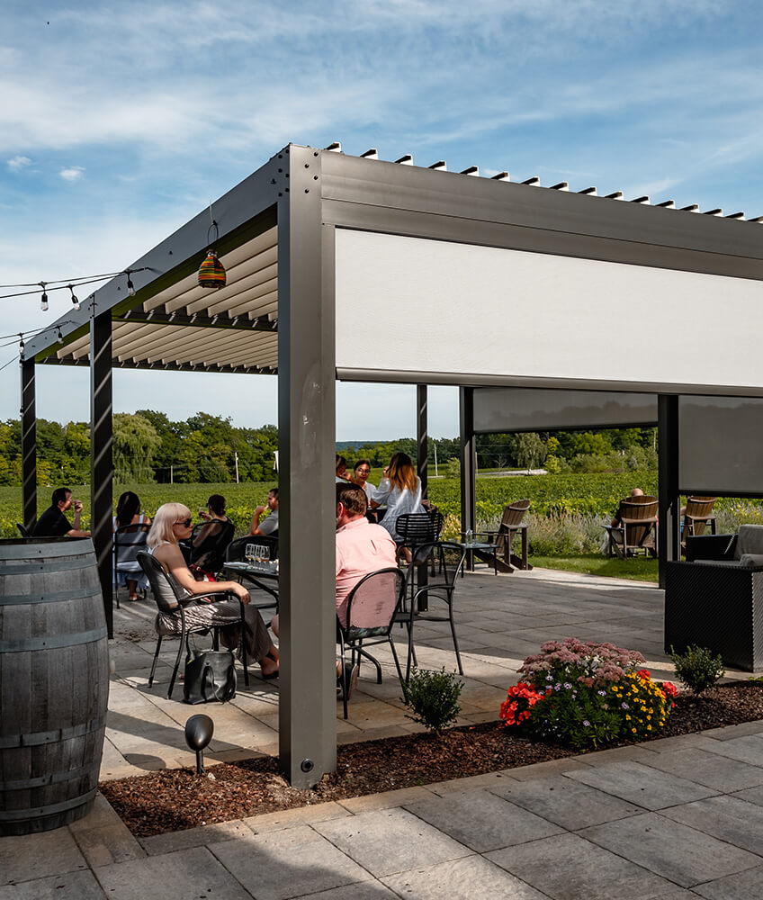 saskatoon pergola aluminum #1444