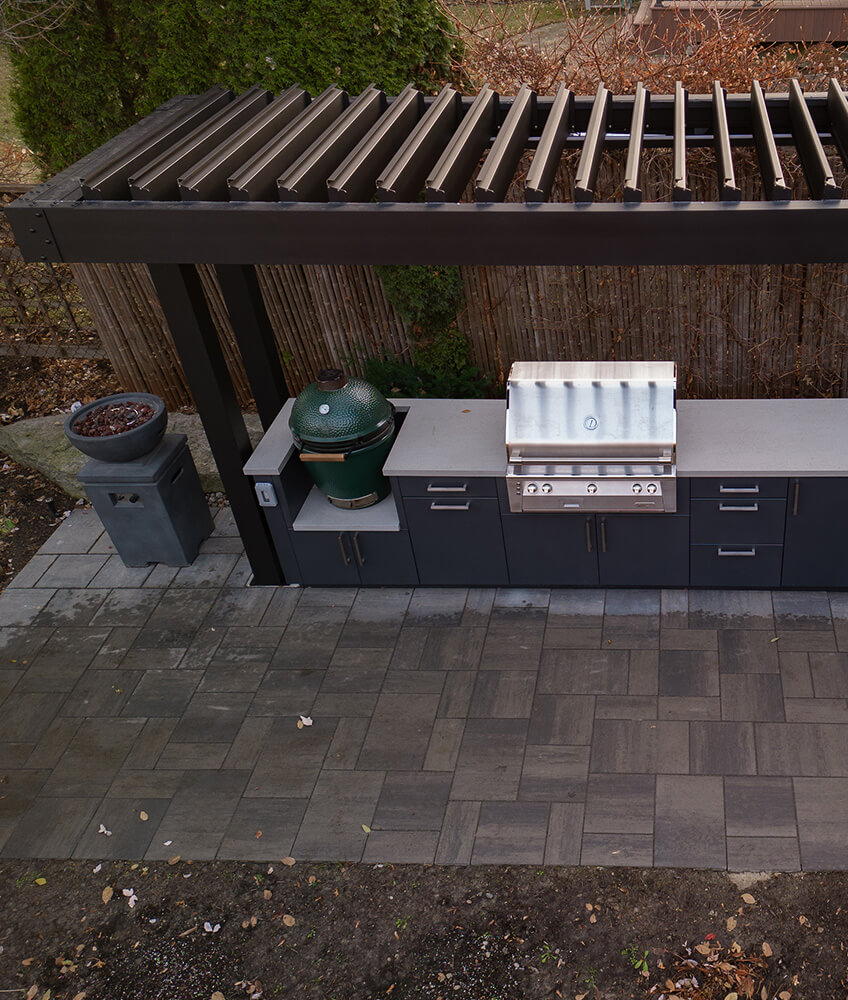 saskatoon pergola with roof #1452