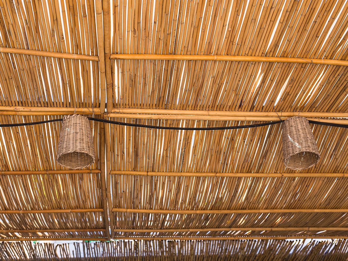 Bamboo or Reed Mat Roofing #1495
