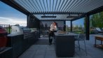 contemporary louvered pergolas #1545