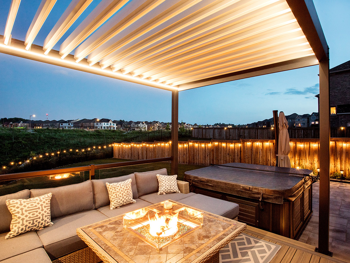 Louvered Pergola KIT 10x12 - Image 3