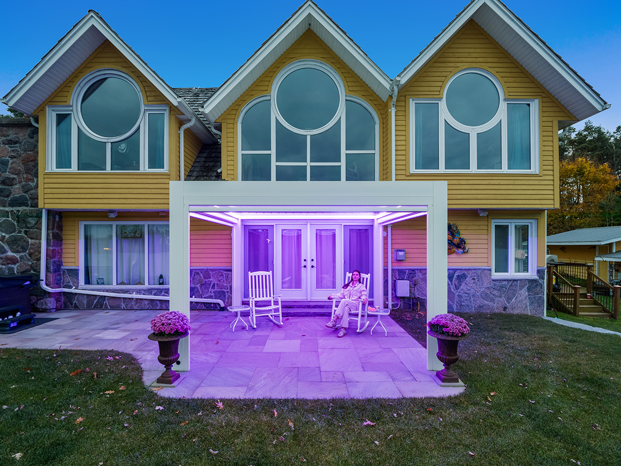 pergola with lights #1624