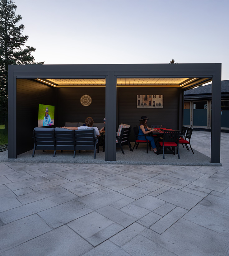 Louvered Pergola vs. Awning and Retractable Covers #1660