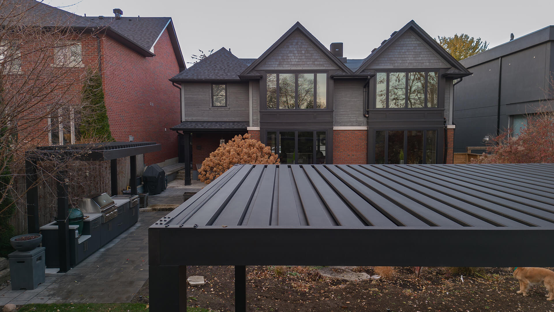 outdoor pergola for snow #1650