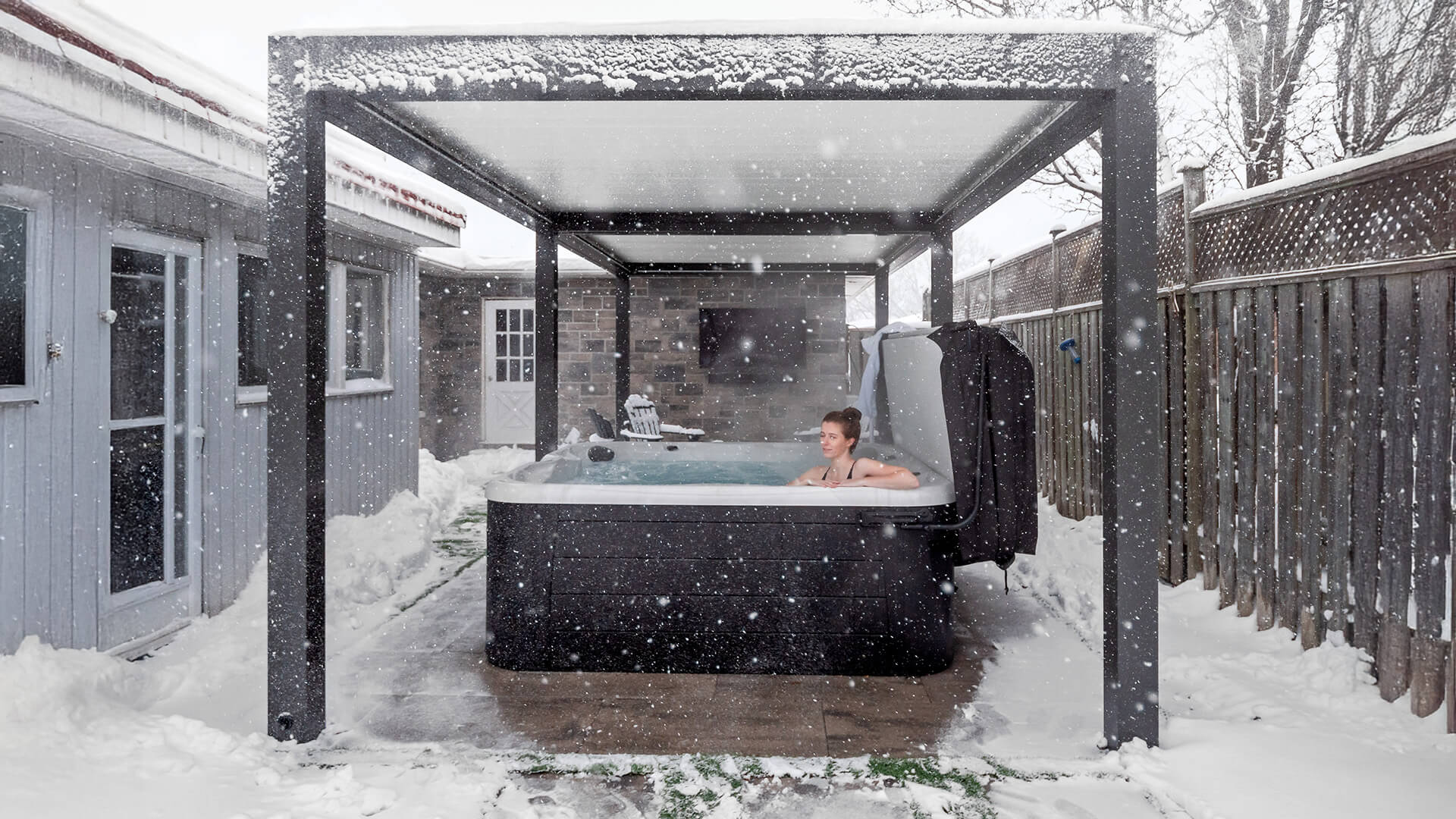 best pergola for spa area #1725