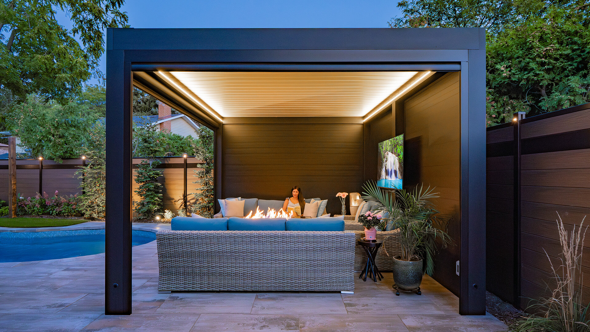 ideal pergola size #1717