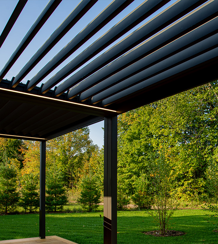 Low-maintenance pergola Canada #1753