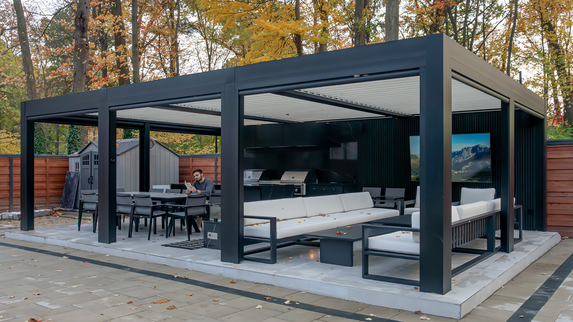 freestanding pergola 1756