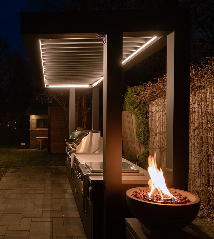 covered outdoor kitchen #1766