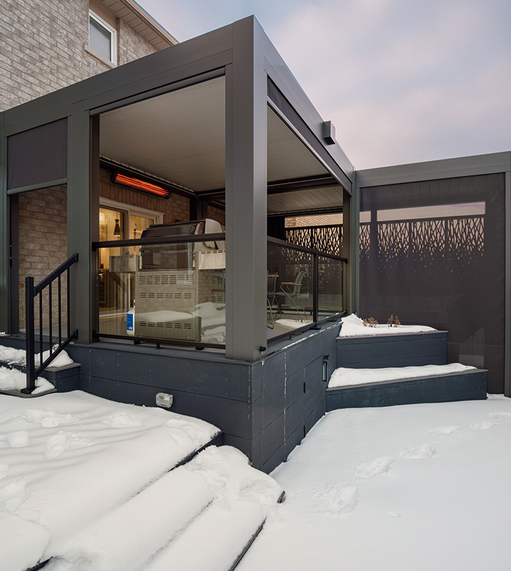 motorized pergola Canada #1771